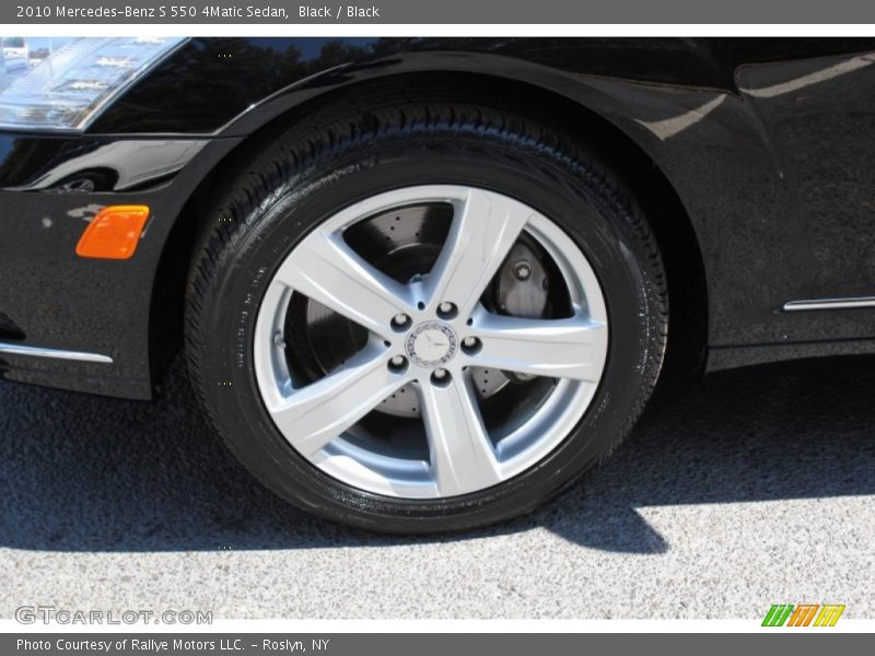 Black / Black 2010 Mercedes-Benz S 550 4Matic Sedan