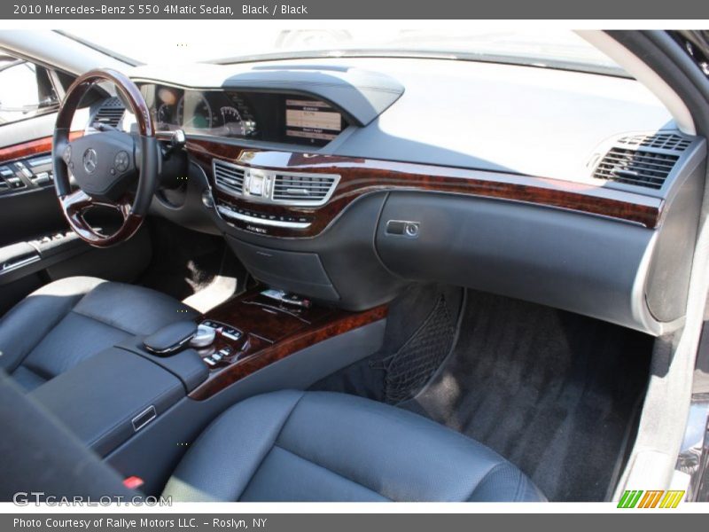 Black / Black 2010 Mercedes-Benz S 550 4Matic Sedan