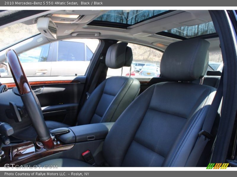 Black / Black 2010 Mercedes-Benz S 550 4Matic Sedan