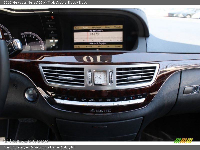 Black / Black 2010 Mercedes-Benz S 550 4Matic Sedan