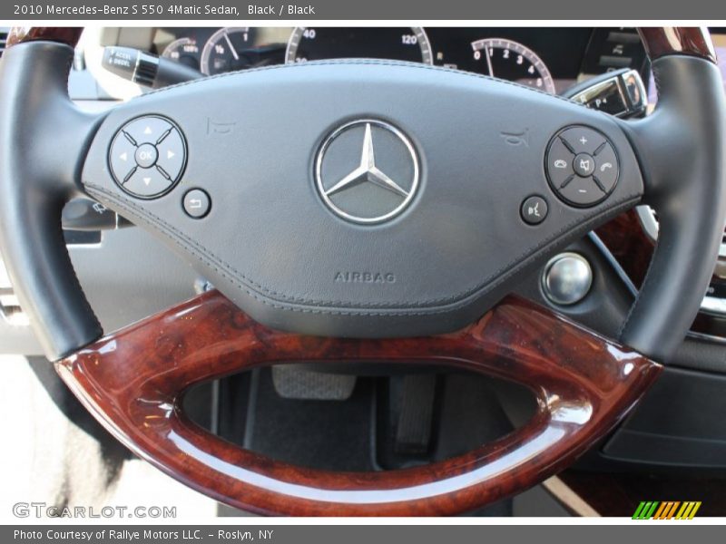 Black / Black 2010 Mercedes-Benz S 550 4Matic Sedan