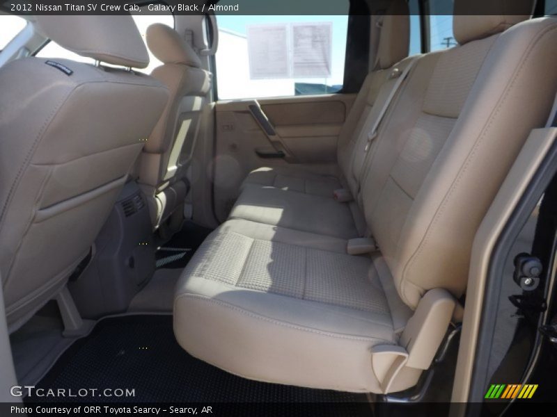 Galaxy Black / Almond 2012 Nissan Titan SV Crew Cab