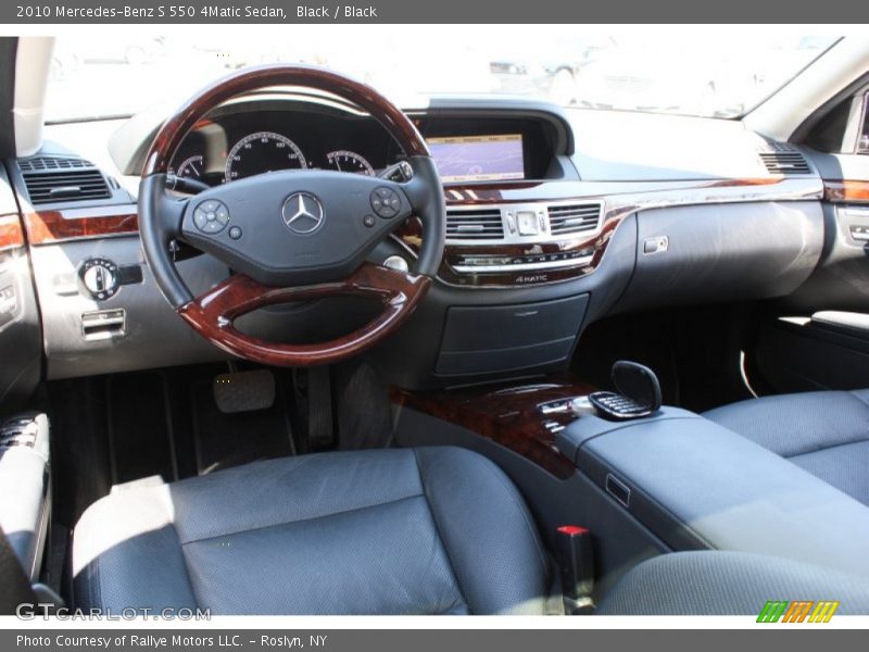 Black / Black 2010 Mercedes-Benz S 550 4Matic Sedan