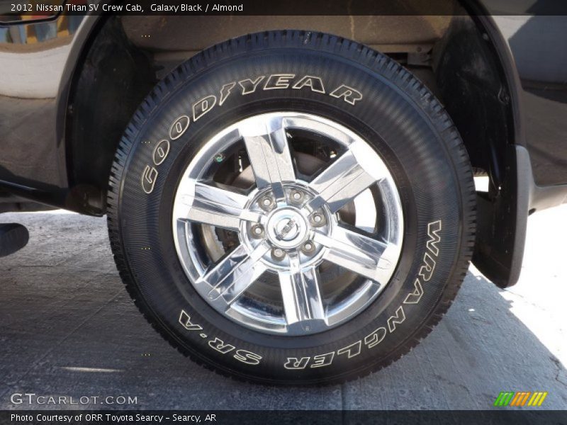 Galaxy Black / Almond 2012 Nissan Titan SV Crew Cab