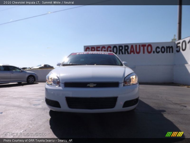 Summit White / Neutral 2010 Chevrolet Impala LT