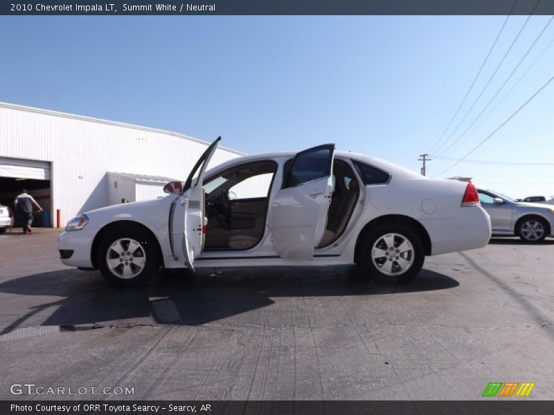 Summit White / Neutral 2010 Chevrolet Impala LT