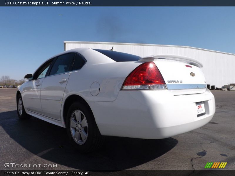 Summit White / Neutral 2010 Chevrolet Impala LT