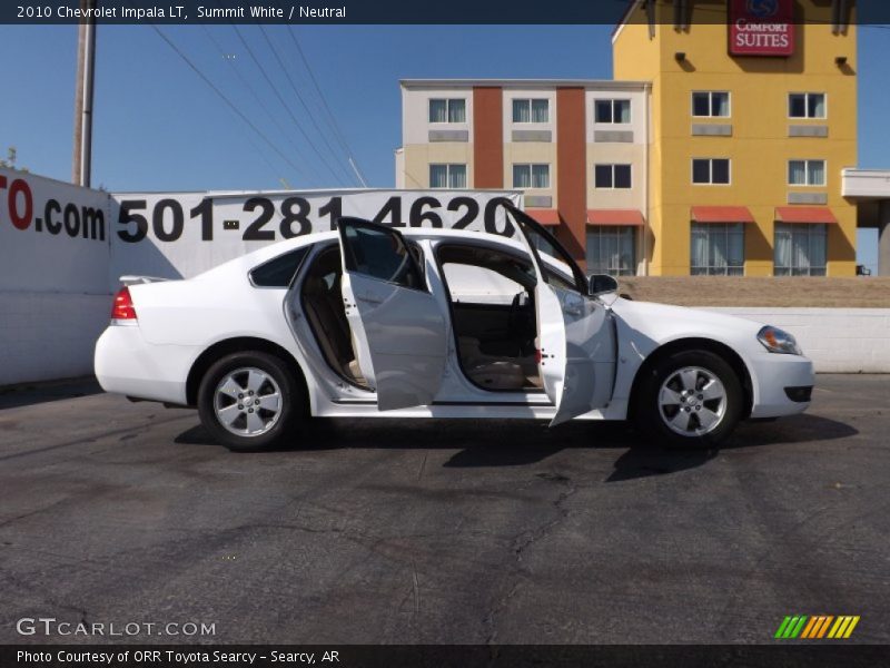 Summit White / Neutral 2010 Chevrolet Impala LT