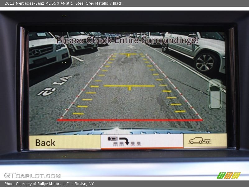 Steel Grey Metallic / Black 2012 Mercedes-Benz ML 550 4Matic