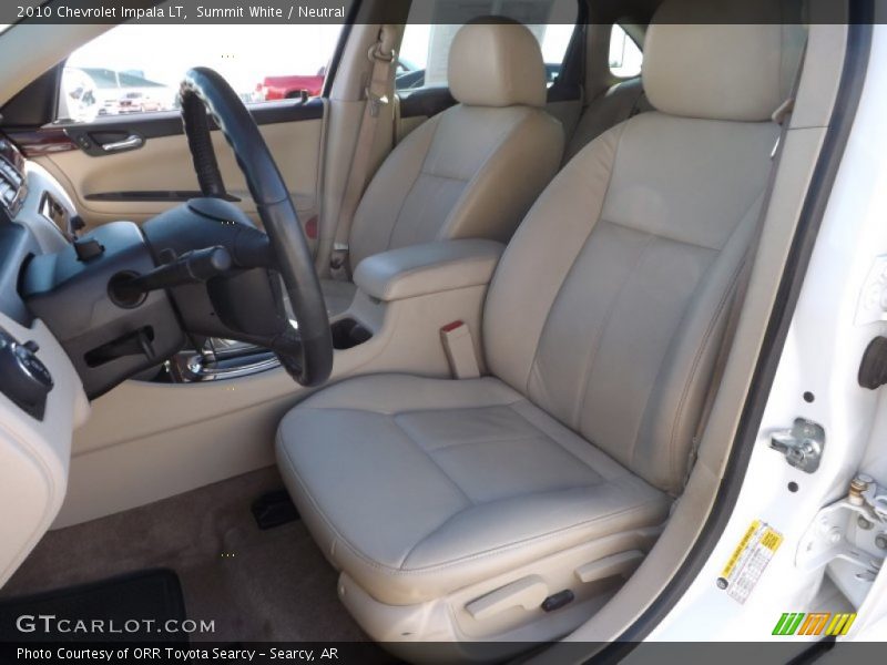 Summit White / Neutral 2010 Chevrolet Impala LT