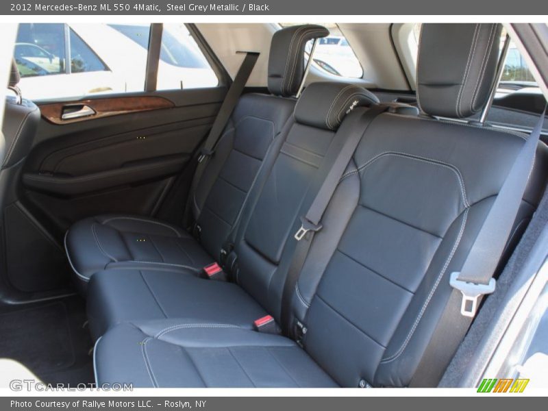 Steel Grey Metallic / Black 2012 Mercedes-Benz ML 550 4Matic