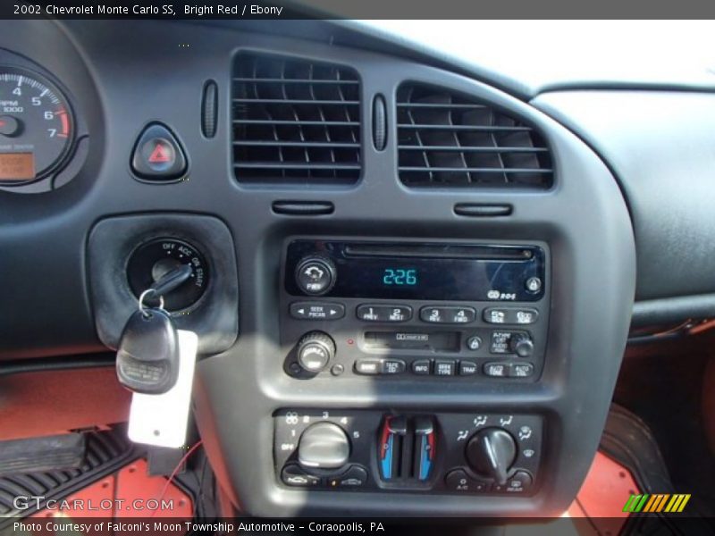 Bright Red / Ebony 2002 Chevrolet Monte Carlo SS