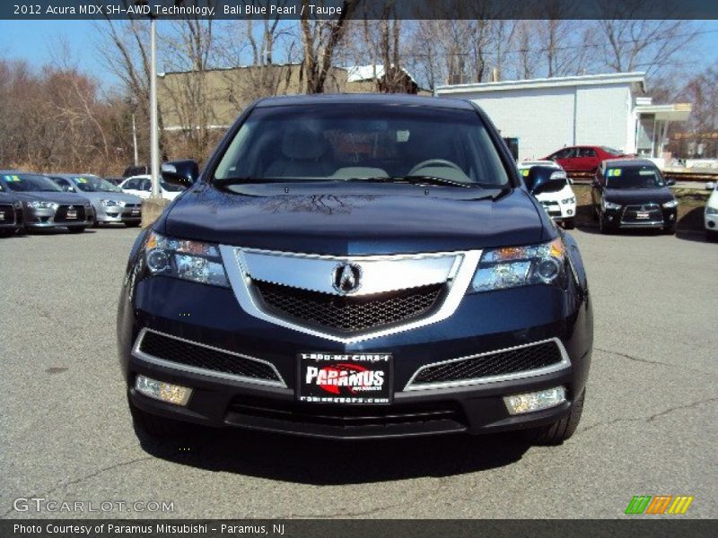 Bali Blue Pearl / Taupe 2012 Acura MDX SH-AWD Technology