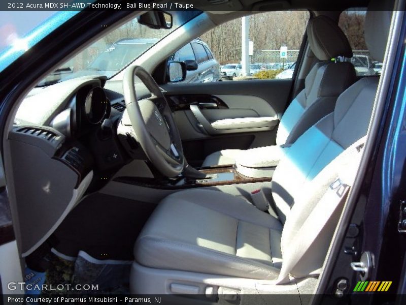 Bali Blue Pearl / Taupe 2012 Acura MDX SH-AWD Technology
