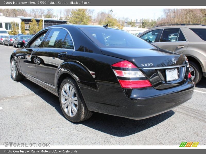 Black / Black 2009 Mercedes-Benz S 550 4Matic Sedan