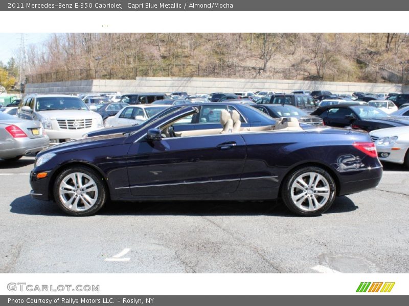 Capri Blue Metallic / Almond/Mocha 2011 Mercedes-Benz E 350 Cabriolet
