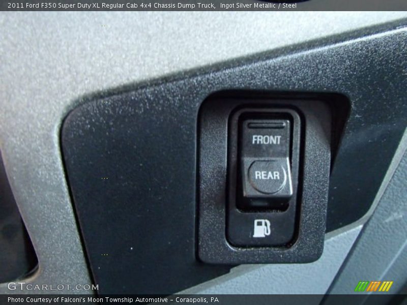 Ingot Silver Metallic / Steel 2011 Ford F350 Super Duty XL Regular Cab 4x4 Chassis Dump Truck