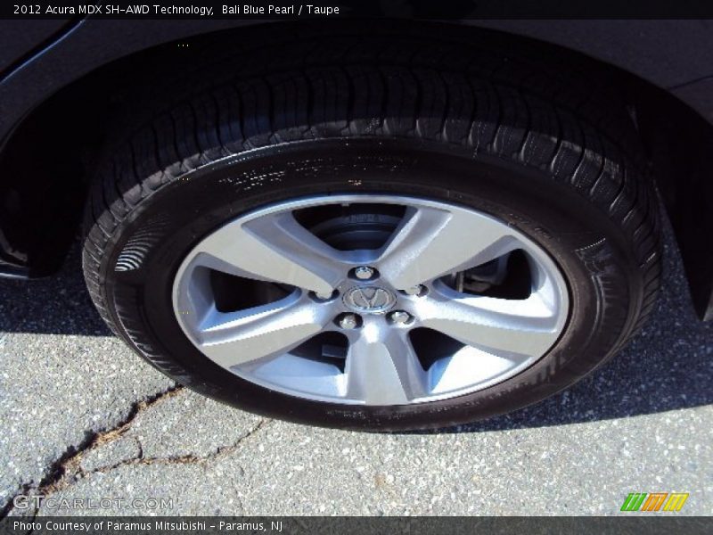 Bali Blue Pearl / Taupe 2012 Acura MDX SH-AWD Technology