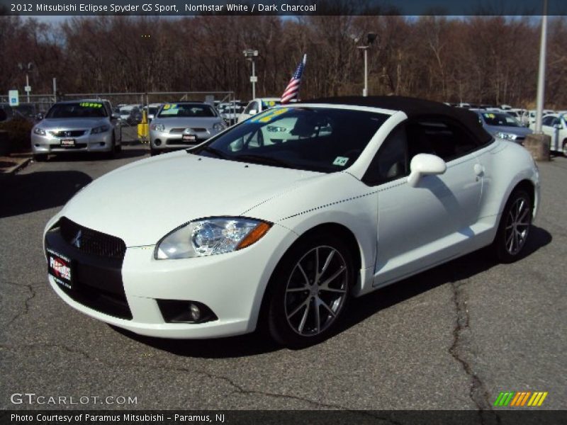 Northstar White / Dark Charcoal 2012 Mitsubishi Eclipse Spyder GS Sport