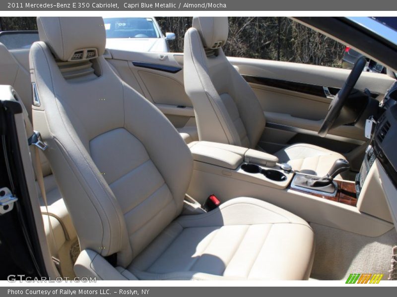 Capri Blue Metallic / Almond/Mocha 2011 Mercedes-Benz E 350 Cabriolet