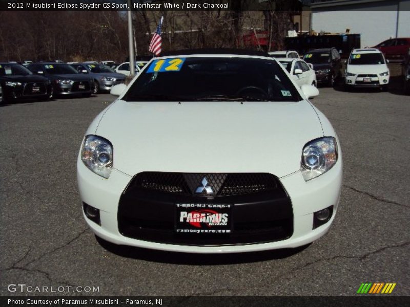 Northstar White / Dark Charcoal 2012 Mitsubishi Eclipse Spyder GS Sport