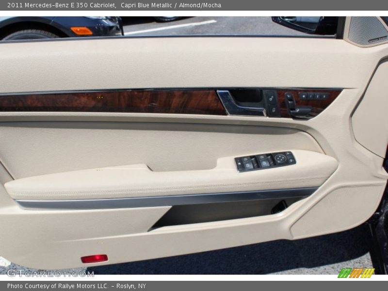Capri Blue Metallic / Almond/Mocha 2011 Mercedes-Benz E 350 Cabriolet