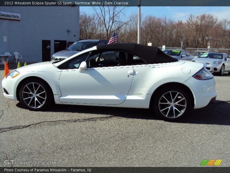 Northstar White / Dark Charcoal 2012 Mitsubishi Eclipse Spyder GS Sport