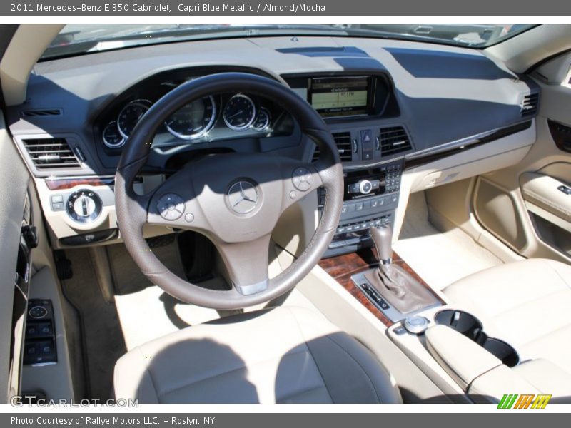 Capri Blue Metallic / Almond/Mocha 2011 Mercedes-Benz E 350 Cabriolet