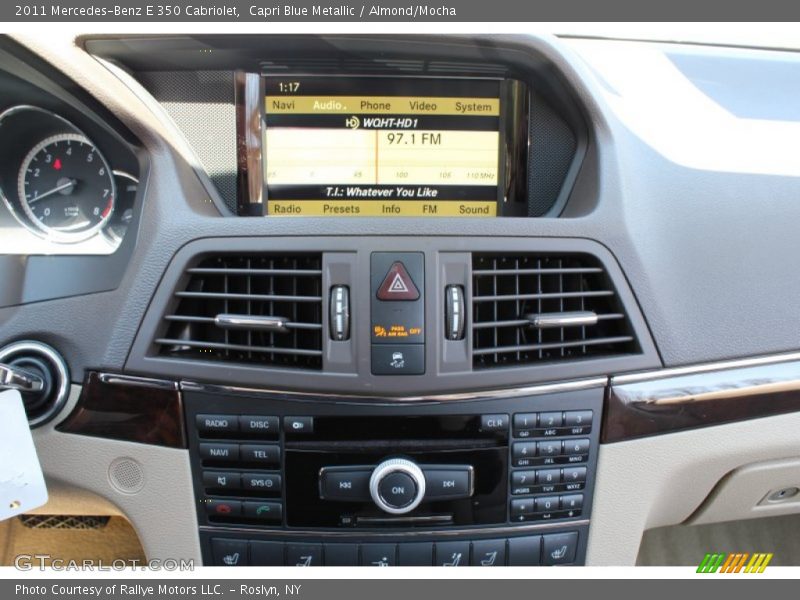 Capri Blue Metallic / Almond/Mocha 2011 Mercedes-Benz E 350 Cabriolet