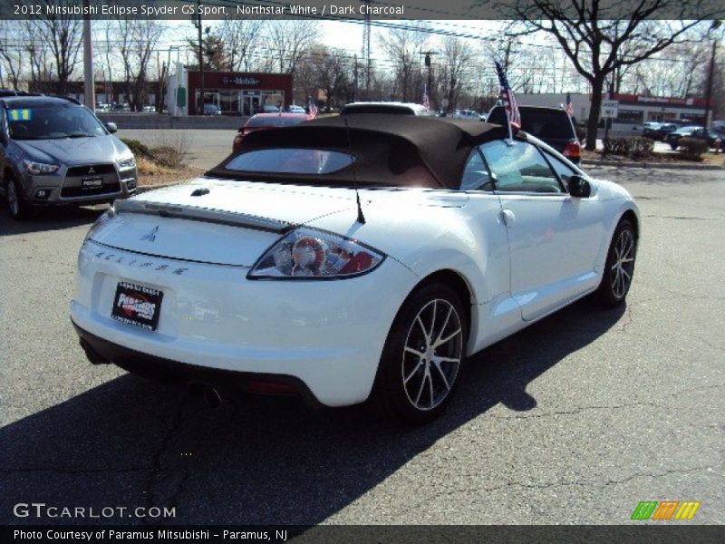 Northstar White / Dark Charcoal 2012 Mitsubishi Eclipse Spyder GS Sport
