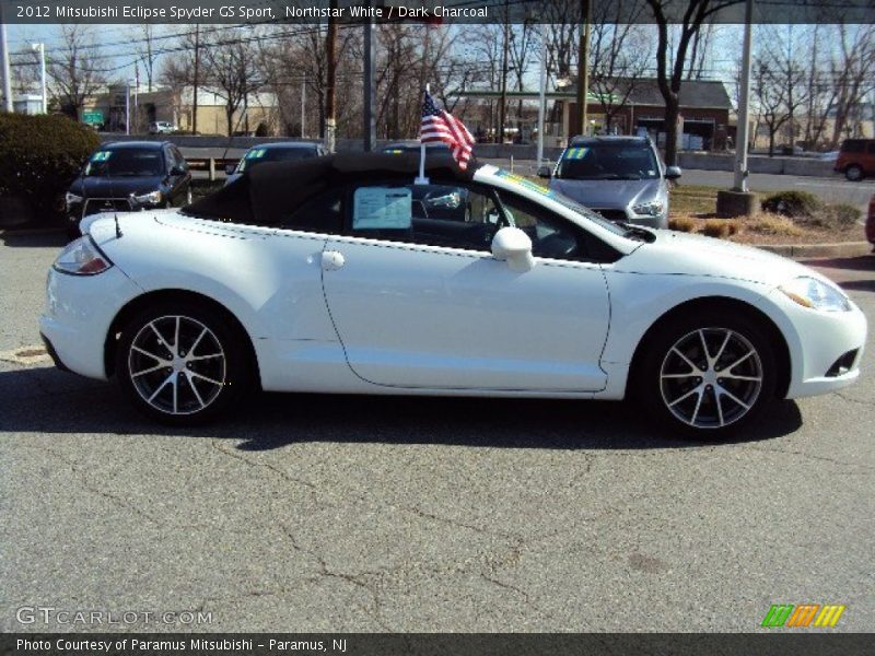 Northstar White / Dark Charcoal 2012 Mitsubishi Eclipse Spyder GS Sport
