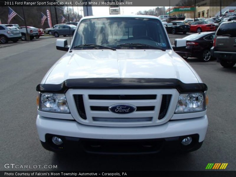 Oxford White / Medium Dark Flint 2011 Ford Ranger Sport SuperCab 4x4