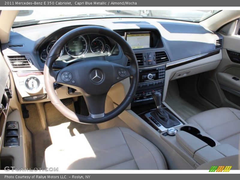 Capri Blue Metallic / Almond/Mocha 2011 Mercedes-Benz E 350 Cabriolet