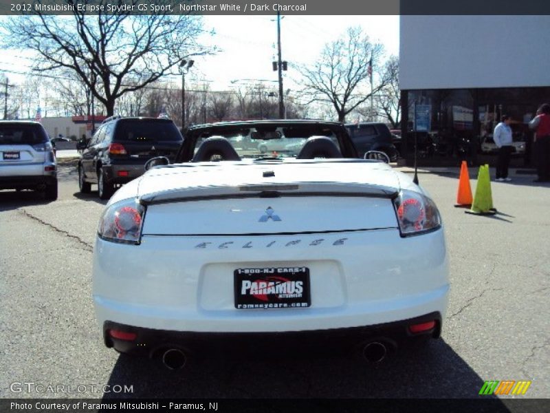 Northstar White / Dark Charcoal 2012 Mitsubishi Eclipse Spyder GS Sport