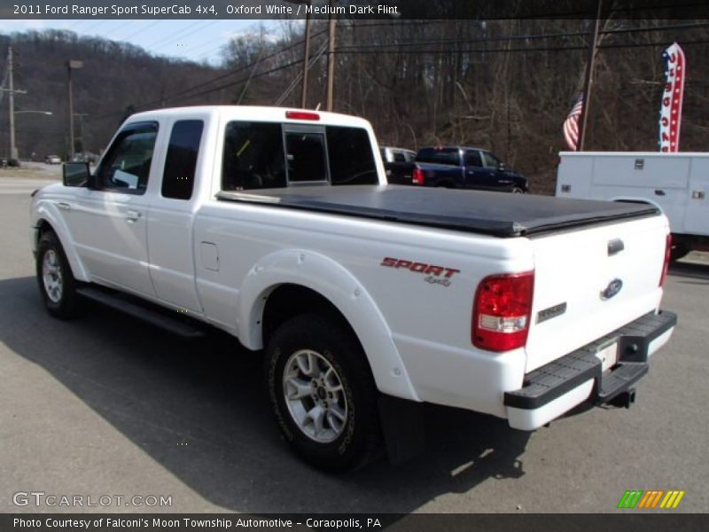 Oxford White / Medium Dark Flint 2011 Ford Ranger Sport SuperCab 4x4