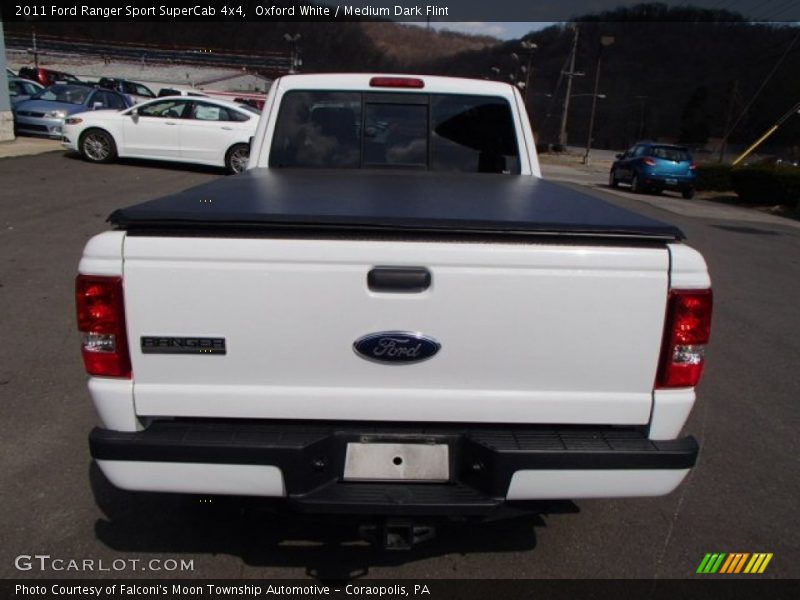 Oxford White / Medium Dark Flint 2011 Ford Ranger Sport SuperCab 4x4