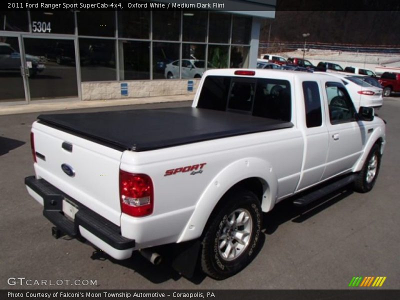 Oxford White / Medium Dark Flint 2011 Ford Ranger Sport SuperCab 4x4
