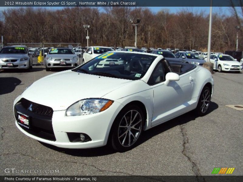 Northstar White / Dark Charcoal 2012 Mitsubishi Eclipse Spyder GS Sport