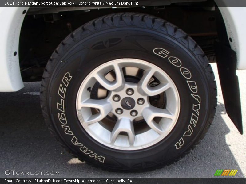 Oxford White / Medium Dark Flint 2011 Ford Ranger Sport SuperCab 4x4