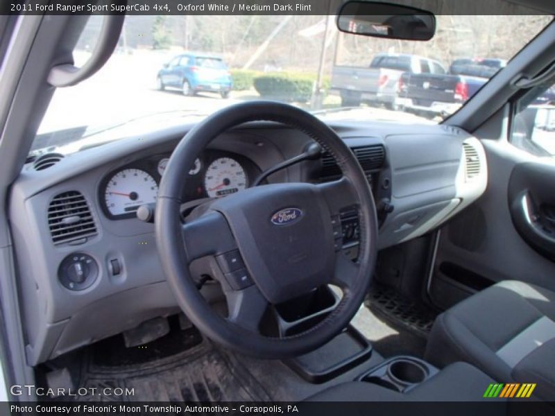 Oxford White / Medium Dark Flint 2011 Ford Ranger Sport SuperCab 4x4