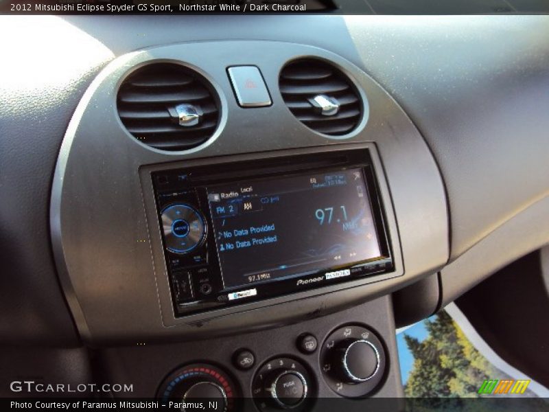 Northstar White / Dark Charcoal 2012 Mitsubishi Eclipse Spyder GS Sport