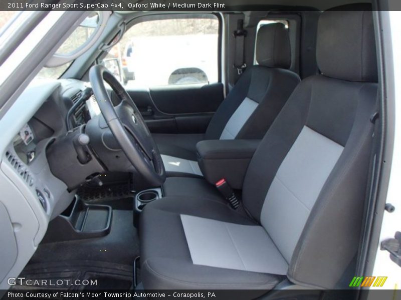 Oxford White / Medium Dark Flint 2011 Ford Ranger Sport SuperCab 4x4