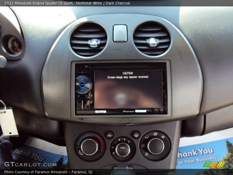 Northstar White / Dark Charcoal 2012 Mitsubishi Eclipse Spyder GS Sport
