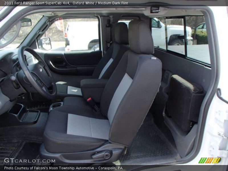 Oxford White / Medium Dark Flint 2011 Ford Ranger Sport SuperCab 4x4