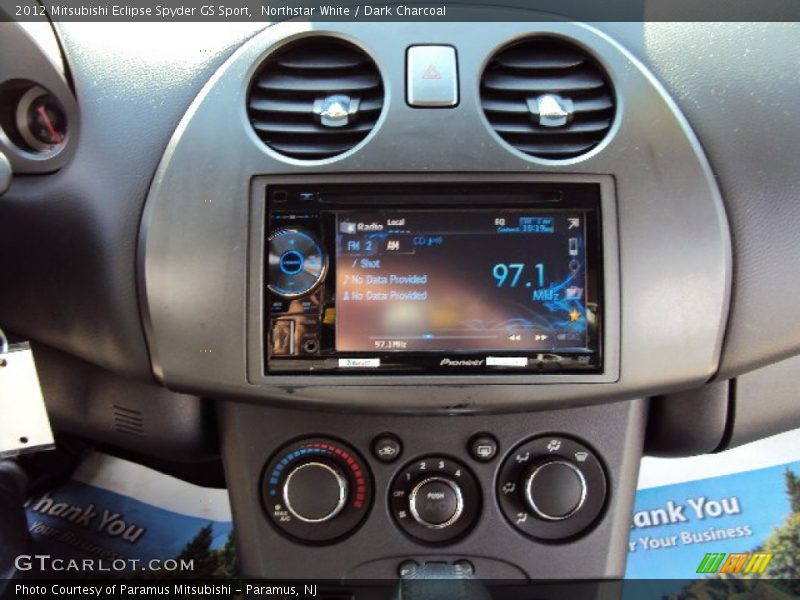 Northstar White / Dark Charcoal 2012 Mitsubishi Eclipse Spyder GS Sport