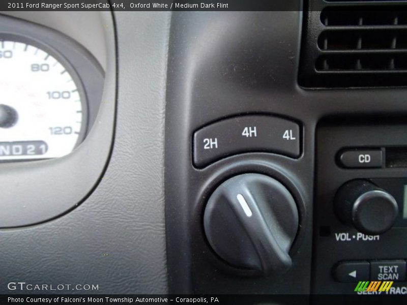 Oxford White / Medium Dark Flint 2011 Ford Ranger Sport SuperCab 4x4