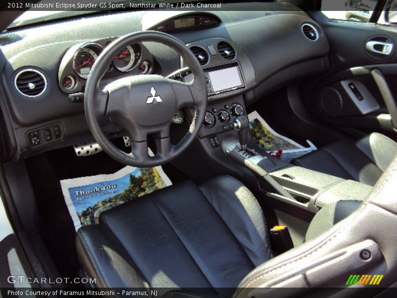  2012 Eclipse Spyder GS Sport Dark Charcoal Interior