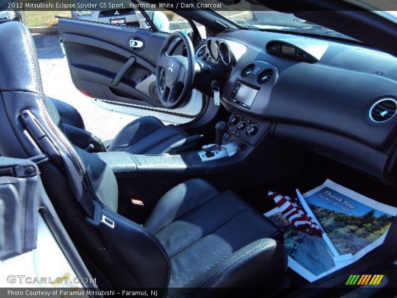 Northstar White / Dark Charcoal 2012 Mitsubishi Eclipse Spyder GS Sport