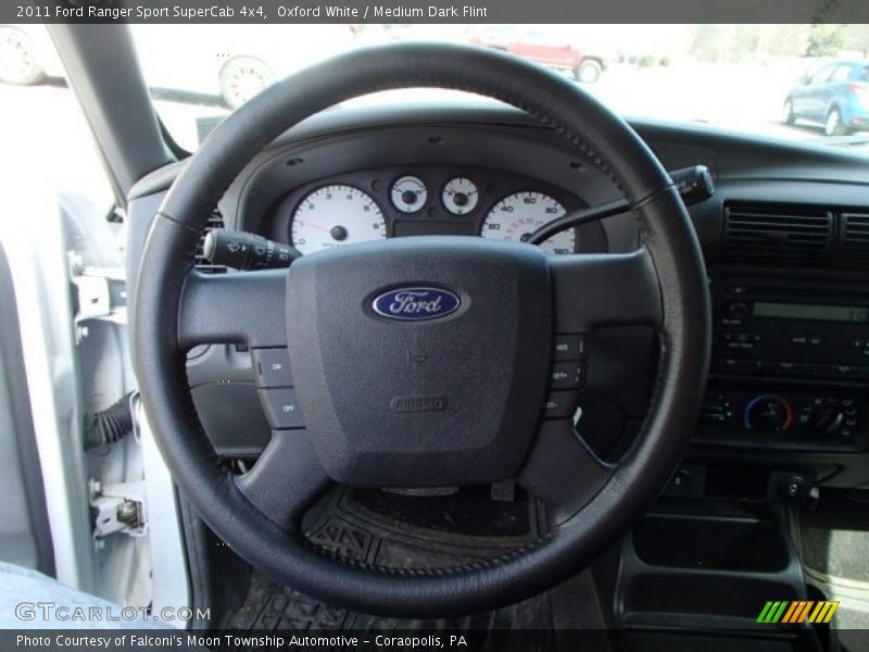 Oxford White / Medium Dark Flint 2011 Ford Ranger Sport SuperCab 4x4