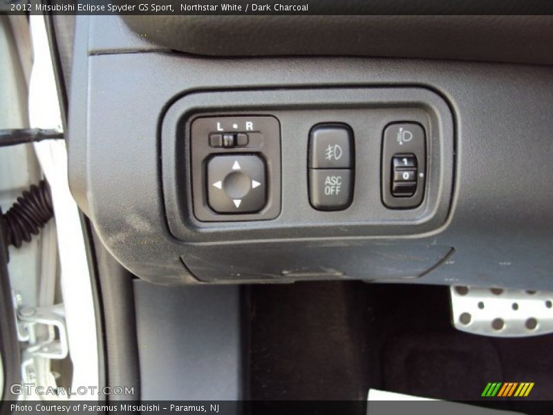 Northstar White / Dark Charcoal 2012 Mitsubishi Eclipse Spyder GS Sport